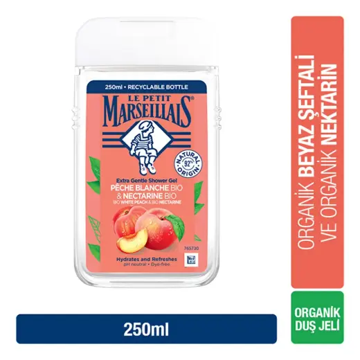 Le Petit Marseillais Duş Jeli Şeftali 250 ml