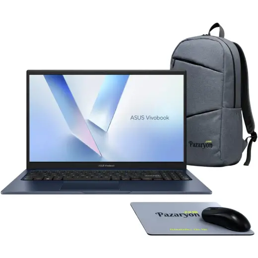 Asus Vivobook 15, Core 7-150U, 24 GB RAM, 512 GB SSD, 15.6" Win11+Office (Çanta&Mouse Hediyeli)