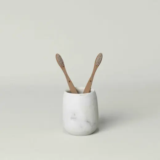 Linens Lora Diş Fırçalık 8,1x8,1x9,8 Cm