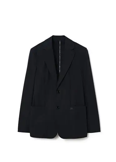 Lacivert Pamuklu Erkek Blazer Ceket