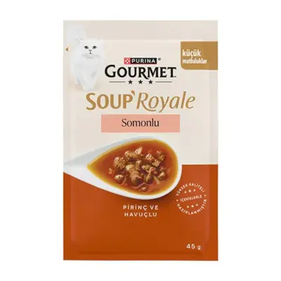Gourmet Soup Royale Somonlu Kedi Çorbası 45gr