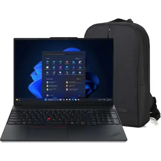 Lenovo Thinkpad E16 Gen 3 21SR006VTX C68 Ultra 5 225U 32 GB 512 GB Intel Graphics 16" Wuxga Freedos Notebook + Çanta