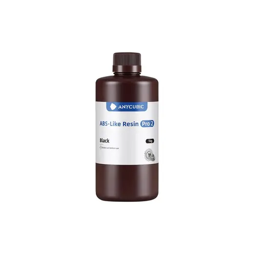 Anycubic ABS-Like Resin Pro 2 1kg Siyah Güçlü ve Dayanıklı 3D Yazıcı Malzemesi