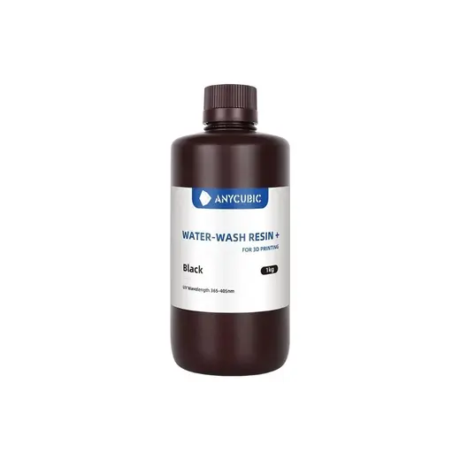Anycubic Water Washable (Suda Yıkanabilir) Uv Siyah Reçine 1kg.-Teknoartshop