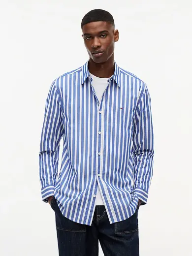 Erkek TJM Regular Poplin Patte Gömlek
