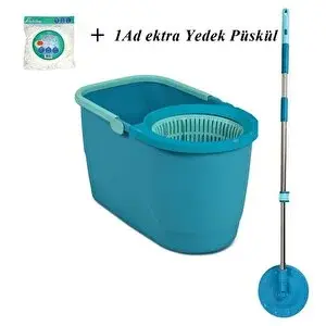 Geseus Motek Trend Mop Temizlik Kovası Microfiber Temizlik Seti+1 Yedek Püskül