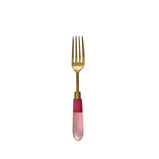 Rice Paslanmaz Çelik Çatal - Pembe