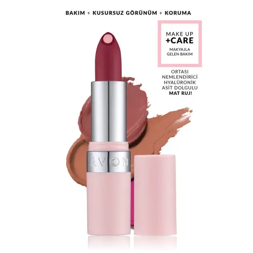 Avon Make Up +Care Hydramatic Mat Ruj Rosy