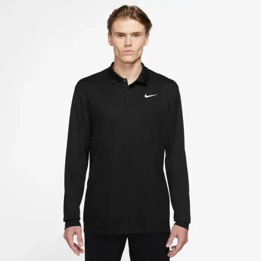 Nike Dri-FIT Victory Erkek Siyah Golf Polo