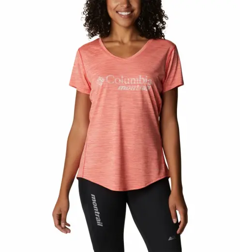 Trinity Trail II Graphic Kadın Teknik Kısa Kollu T-Shirt