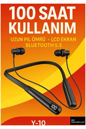 Yüksek Kalite Kablolu ve Kablosuz Kullanım ile Tüy Gibi Hafif ve 100 Saat Şarjlı Kulak İçi Kulaklık