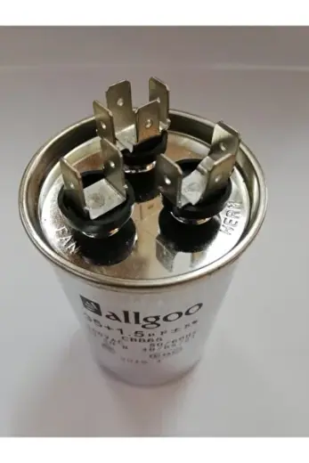 Klima Kondansatör Kapasitör 55+6 Uf 450 Vac -50/60 Hz