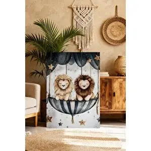 Mgi Design Sanatsal Çocuk Sanatı Tablosu Vintage Etkili Kanvas Tablo Mutfak Dekoru | Modern Duvar Dekoru | Salon, Yatak Odası Ve Ofis İçin | Sanatsal Ev Dekorasyonu 35x50 cm