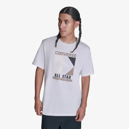 Converse Erkek Beyaz T-Shirt