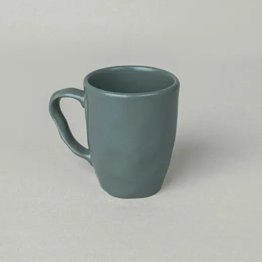 Linens Laurel Seramik 370 ml Kupa Yeşil