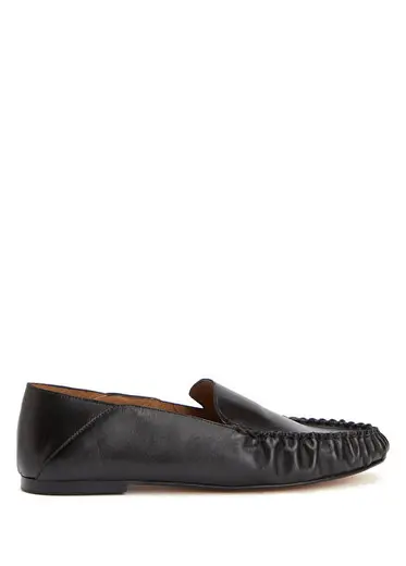 Bon Bon Siyah Kadın Deri Loafer