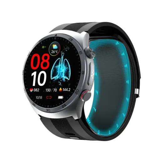 Spovan Electro Pro Hava Basınçlı Şeker Nfc Sesli Görüşme Ekg Türkçe Akıllı Saat