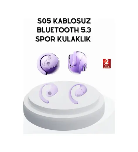 S05 - 484 - Bluetooth 5.3 Kulaklık Ipx4 Su Geçirmez Hızlı Eşleşme Güçlü - Kmrsfres - Stereo Ses
