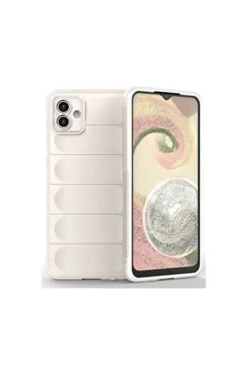 Samsung Galaxy A04 Kılıf Optimum Silikon - Krem