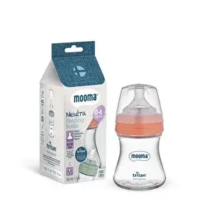 Neutra Tritan Biberon 150 ml 0-6 Ay Yavaş Akış Mercan Pembe