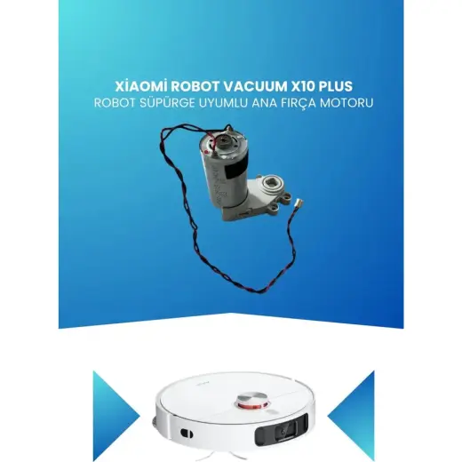 Özbience Mi Robot Vacuum X10 Plus Uyumlu Ana Fırça Motoru, Performansı Artırır