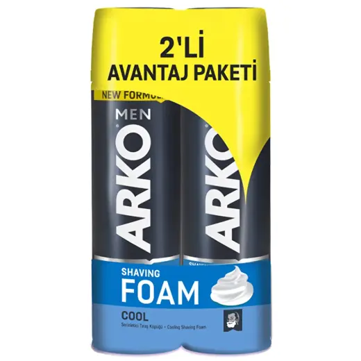 Arko Men Cool Serinletici Tıraş Köpüğü 200 ml + 200 ml