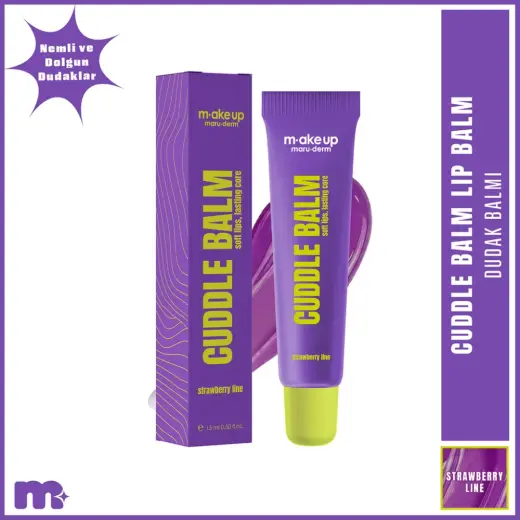 Maruderm Make Up Cuddle Balm Dudak Balmı Starwberry Line
