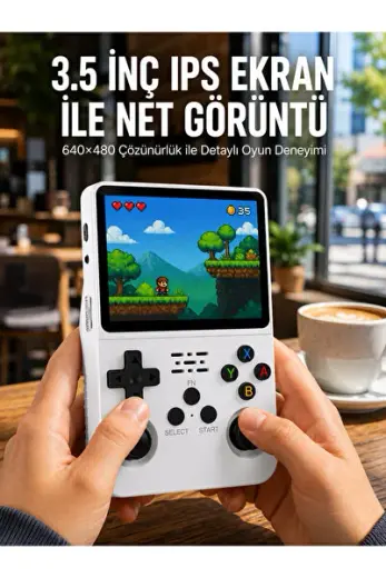 El Tipi Oyun Konsolu 3.5 İnç HD Ekran ve Hafıza Kartı Destekli Yeni Nesil - Lisinya