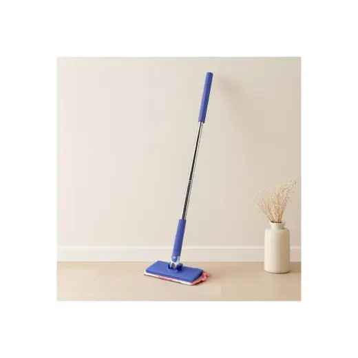 Akıllı Bayi Otomatik Bez Değiştiren Mop 360° Döner Başlık 66 cm Sap