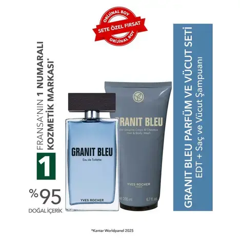 Granit Bleu 100 ml Parfüm Seti