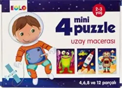 4 Mini Puzzle - Uzay Macerası