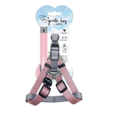 M-Pets Gentle Köpek Göğüs Tasması 34x50cm (Pembe) [S]