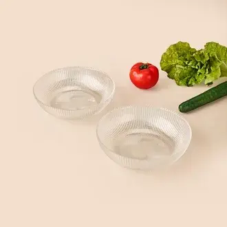 Sigma Home Aria 2'li Salata Kasesi - Şeffaf - 21 cm