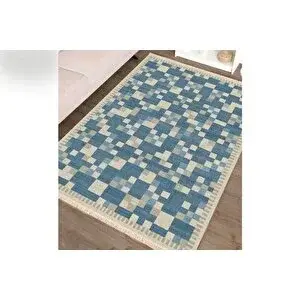 Vivense Pi̇xel Baskili Dokuma Taban Hali, 161 Yng, 120x180 Cm