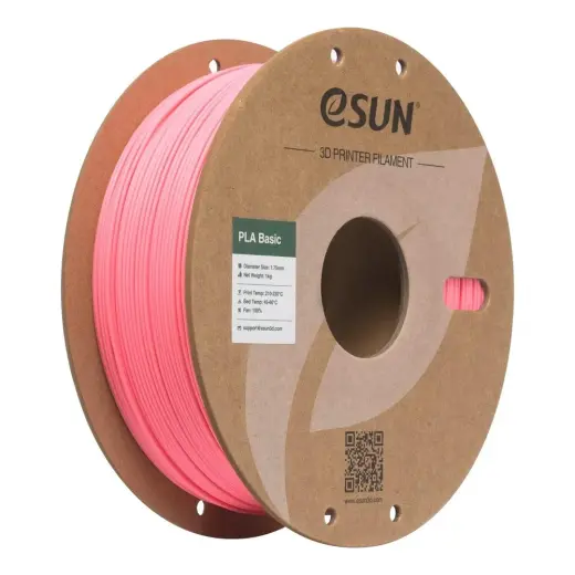 eSUN Barbie Pembe PLA Basic Filament 1.75 MM 1kg Yüksek Kalite ve Güçlü Materyal