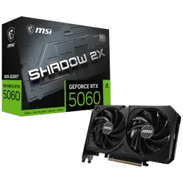 MSI GeForce RTX 5060 SHADOW 2X OC MAX 8 GB GDDR7 128Bit DLSS 4 Ekran Kartı 2