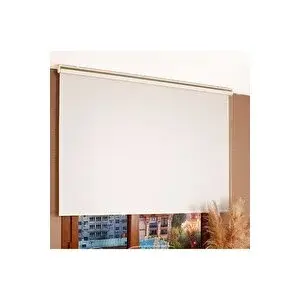 Kidmex Krem Modern Stor Perde Eteksiz 180x200 cm