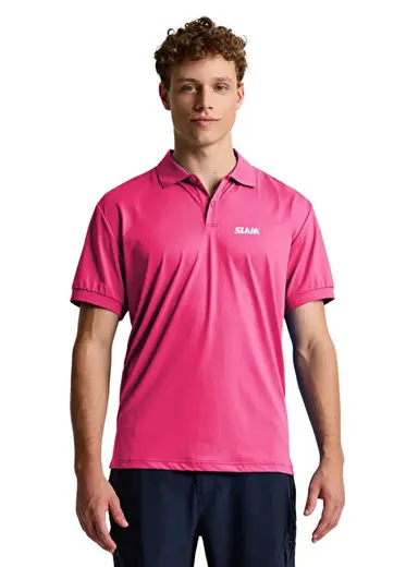 Tech Pique Polo Evo Pembe Kısa Kollu Erkek T-shirt