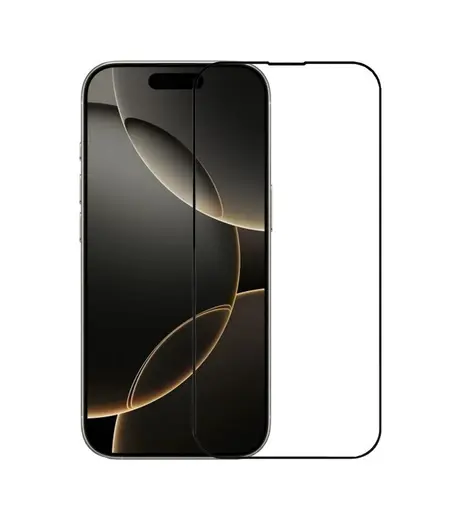 Apple Uyumlu iPhone 16 Pro Ekran Koruyucu 9d Tam Kaplayan Kavisli