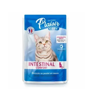 Plaisir Care Intestinal Comfort Sos İçinde Tavuklu Yetişkin Kedi Konservesi 85gr