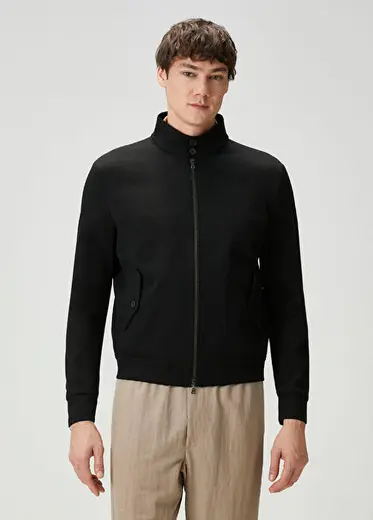 Harrington Siyah Ceket