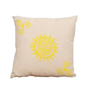 Adore Mobilya Sunny Kırlent-sarı Baskılı 45x45x10 Cm