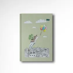 Kalipso Hakan Çapkan 14x20 Balon Çizgili Butik Defter