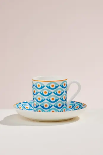 Göz Porselen Espresso Fincanı