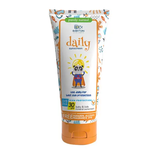 Babyton Bebek ve Çocuklar İçin Günlük Güneş Koruyucu Krem SPF30+ 50 ml