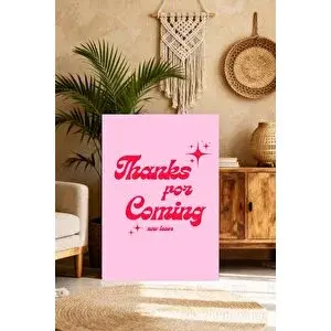 Mgi Design Lüks Pembe Eklektik Tablo Vintage Etkili Kanvas Tablo Mutfak Dekoru | Modern Duvar Dekoru | Salon, Yatak Odası Ve Ofis İçin | Sanatsal Ev Dekorasyonu 80x120 cm