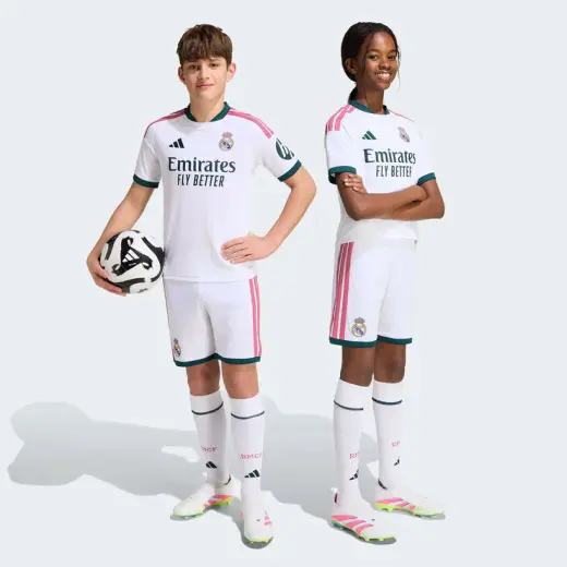 adidas Real Madrid 26/27 Çocuk Beyaz İç Saha Şortu