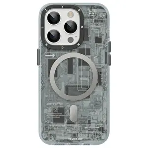 Youngkit Cx020 iPhone 14 Pro Siyah Sert Silikon Kılıf