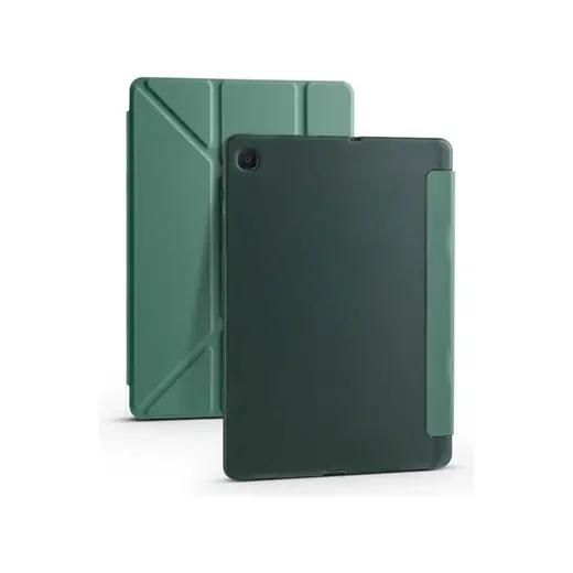 TEKNETSTORE Samsung Galaxy Tab S6 Lite SM-P620 10.4" Kılıf Kalem Bölmeli Standlı Katlanabilir Kalemlikli Silikon