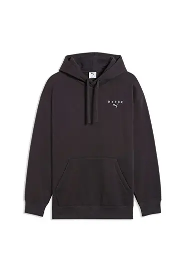 Hyrox World Geniş Kesim Kapüşonlu Erkek Spor Sweatshirt